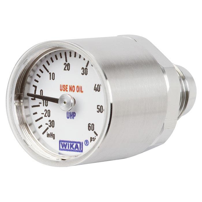 WIKA Mini Diaphragm Pressure Gauge, Model 432.10, 432.15